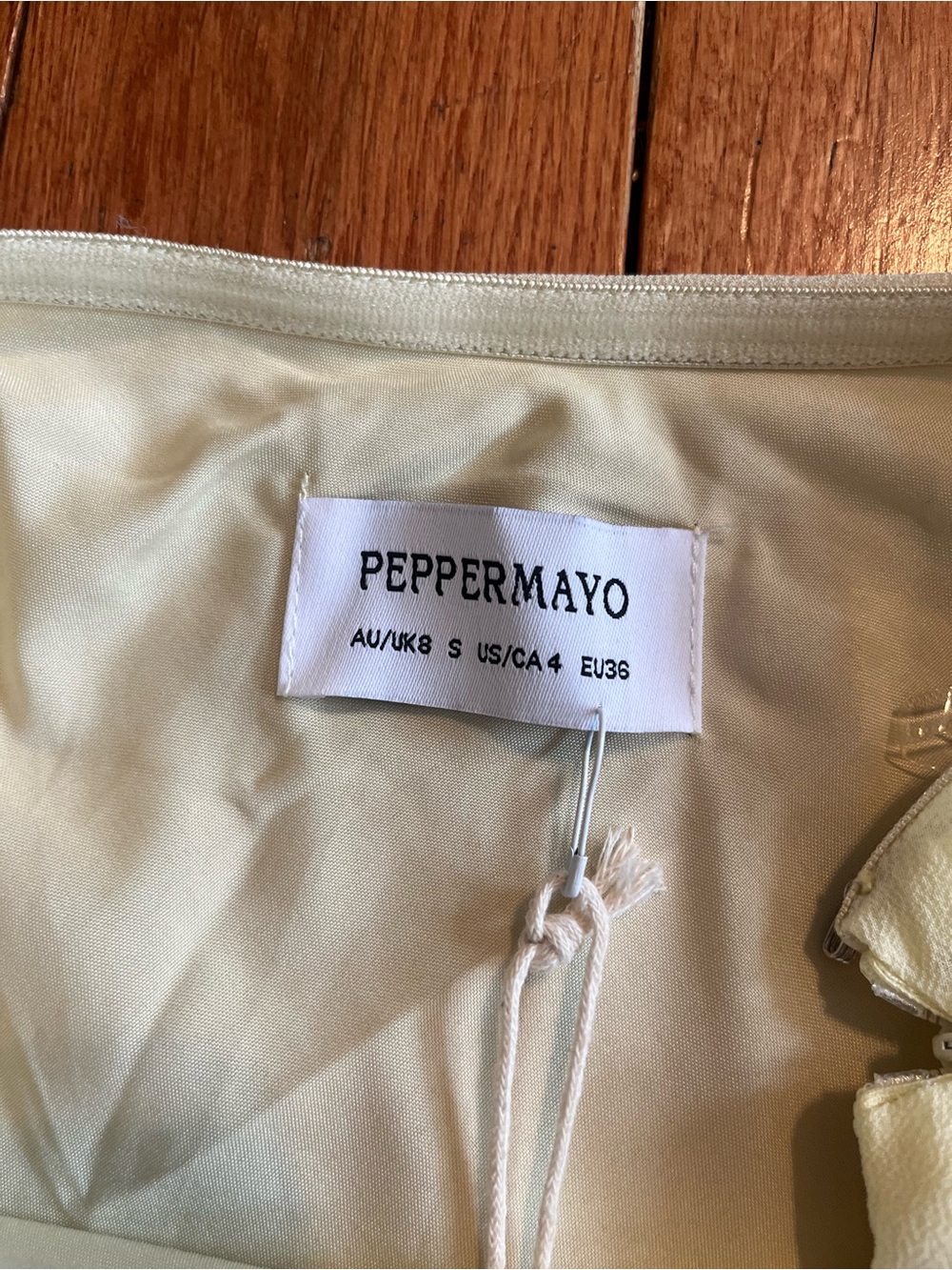 Peppermayo Yellow Under The Pagoda Maxi Dress - Size 8 - Picture 8 of 13